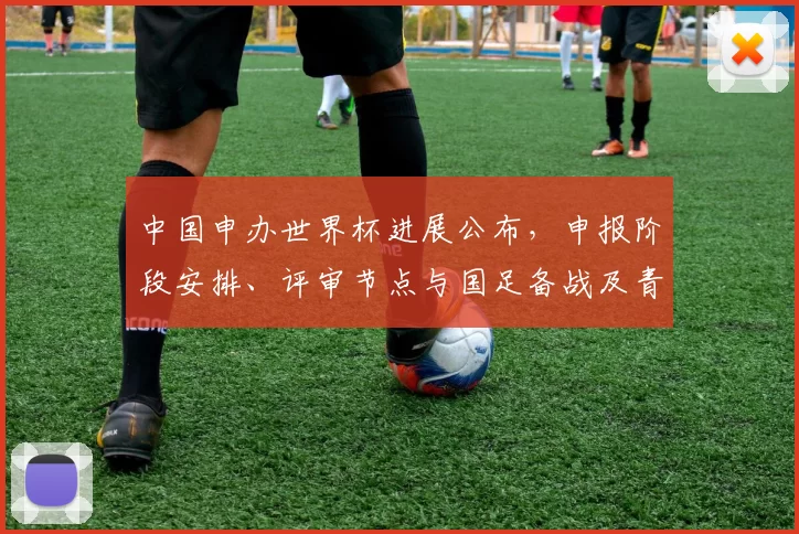 中国申办世界杯进展公布，申报阶段安排、评审节点与国足备战及青训影响